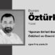 sportre dergisi duran ozturk