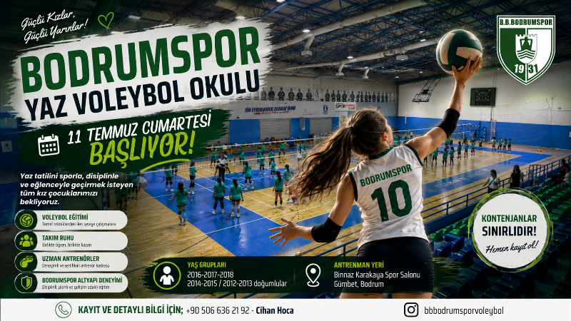 bodrumspor voleybol okulu