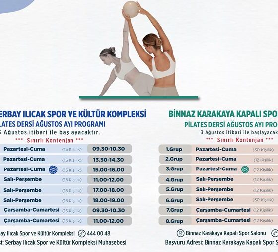 pilates uygulama programi