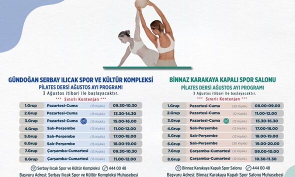 pilates uygulama programi