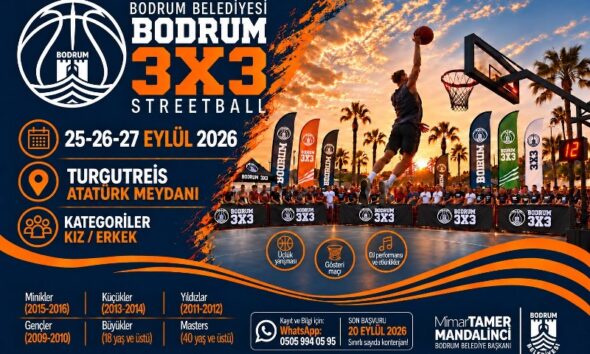Bodrum 3X3 Streetball Heyecani Turgutreiste Yasanacak