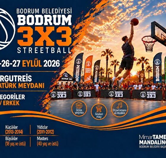 Bodrum 3X3 Streetball Turnuvasi Bugun Basliyor