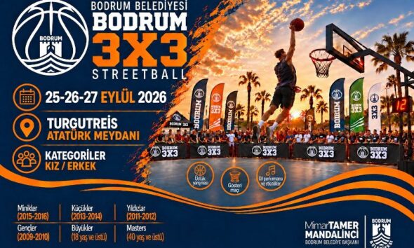 Bodrum 3X3 Streetball Turnuvasi Bugun Basliyor