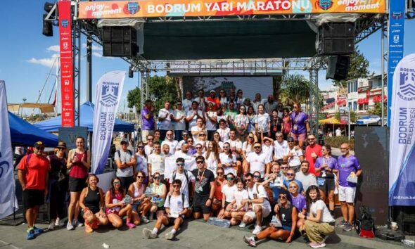 9. Uluslararasi Bodrum Yari Maratonu tamamlandi 5